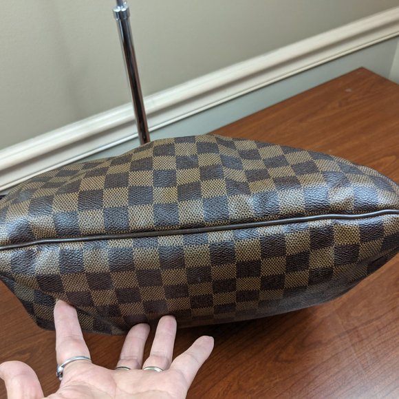 Auth LOUIS VUITTON Bloomsbury GM Damier Ebene Shoulder Crossbody Bag Brown - Picture 3 of 9